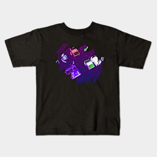 Shoegaze Guitar Dream Pop Pedalboard Kids T-Shirt